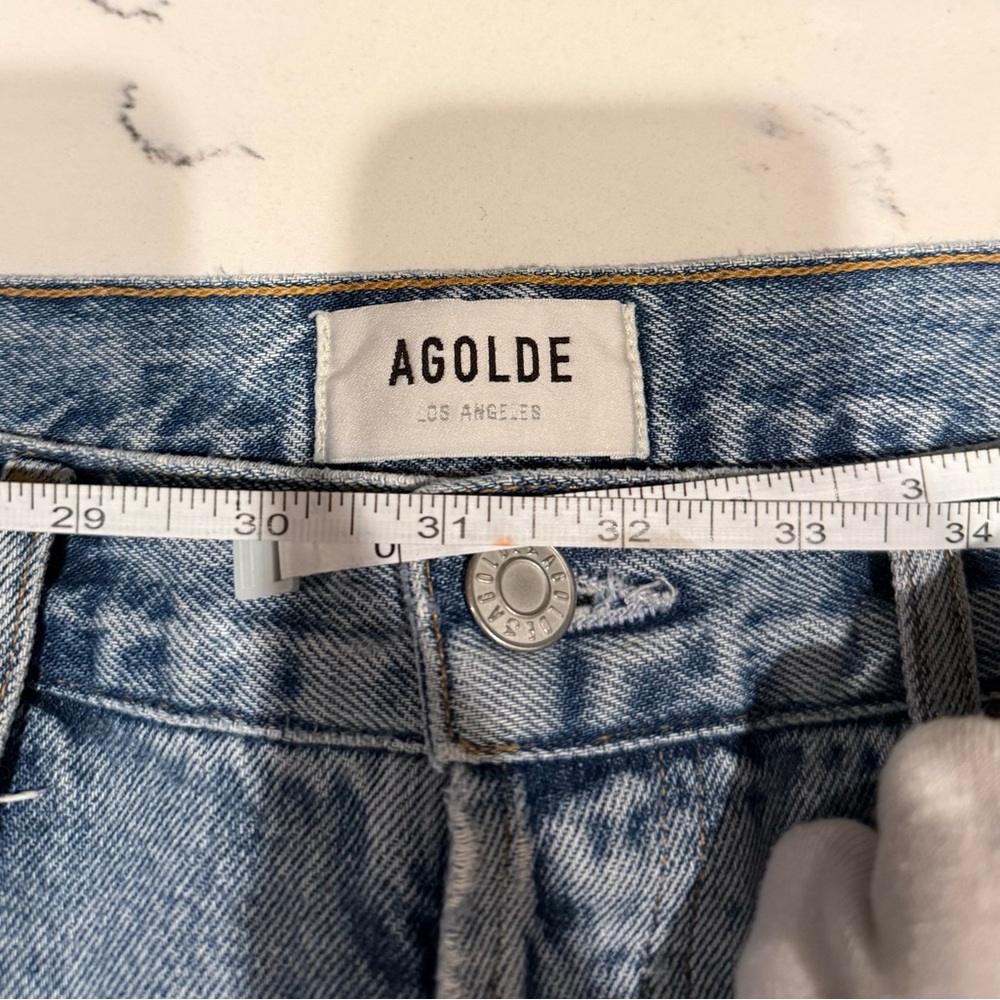 Agolde 90's Pinch Waist High Rise Straight In Navigate - Picture 7 of 8